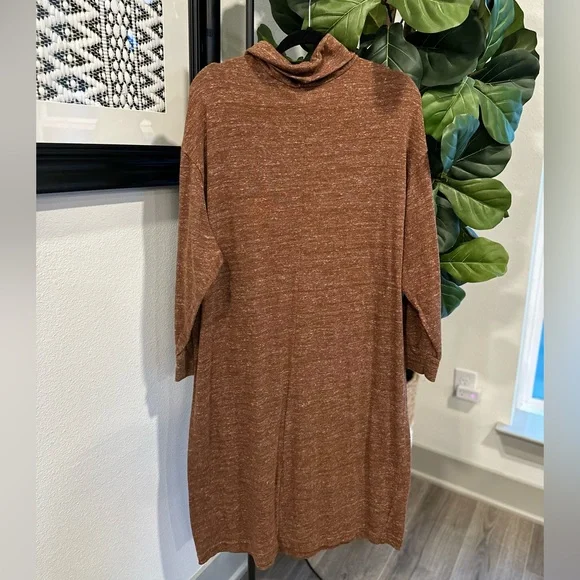 Old Navy Pumpkin Spice Colored Sweater Dress - Picture 2 of 5